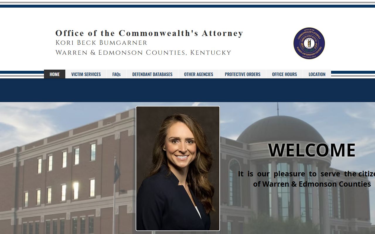 Warren County criminal court records Commonwealth's Attorney homepage