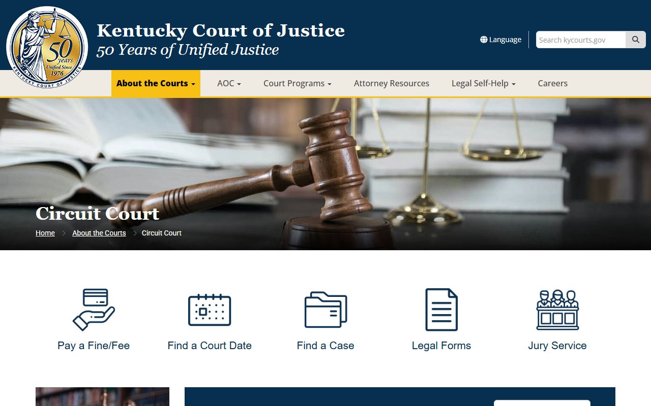 Warren County court records Kentucky Circuit Court overview