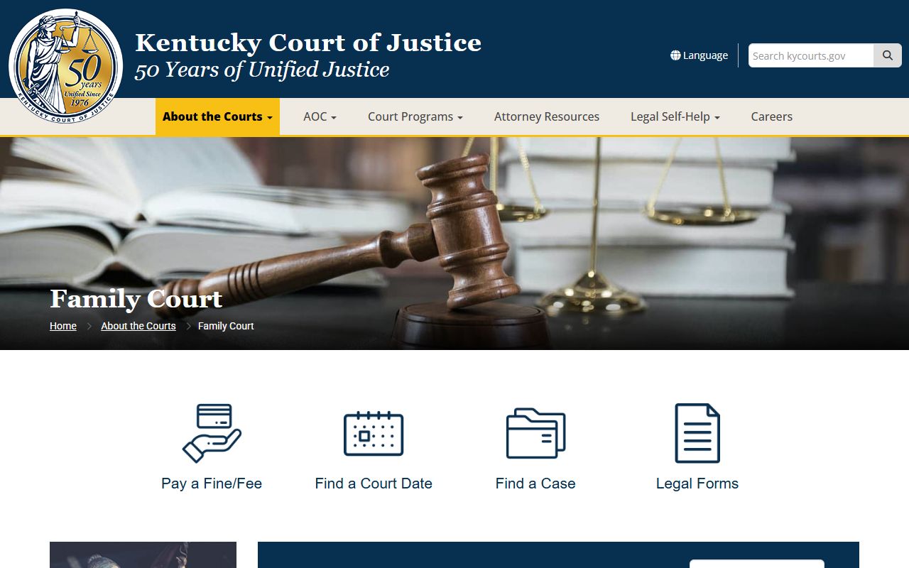 Warren County court records Kentucky Family Court overview