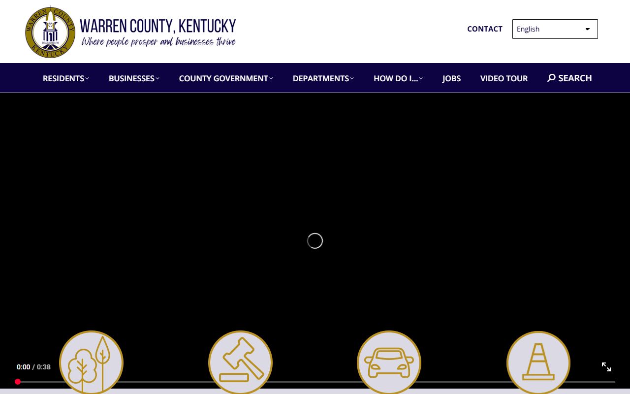 Warren County court records and Warren County government homepage