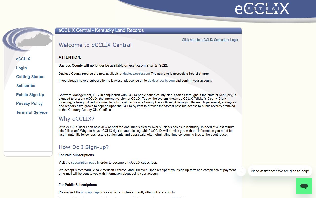 Warren County probate records eCCLIX will records portal
